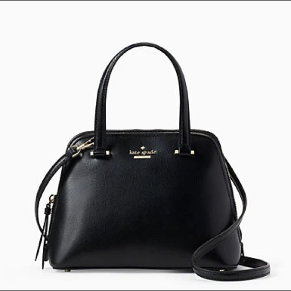 Kate Spade Black Small Dome Satchel crossbody